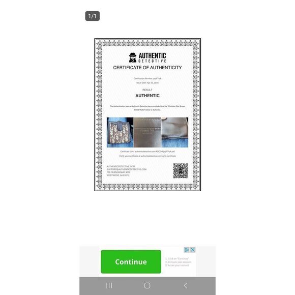 Christian Dior Brown Trotter Print Vintage Wallet and Coin Purse - Picture 14 of 14